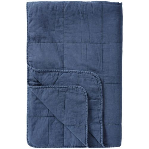 ib laursen vintage quilt indigo blå